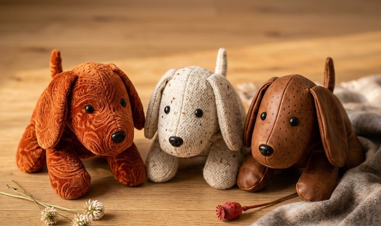 Keepsake animals handmade from cherished clothing